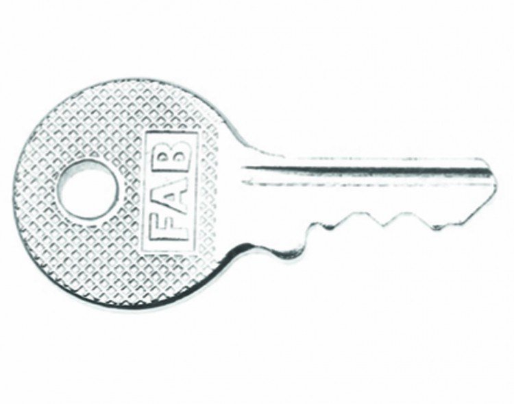 Klíč YALE 110J/15 ND k visacímu zámku 110J/15, 88/15J - Vložky,zámky,klíče,frézky Klíče odlitky Klíče cylindrické